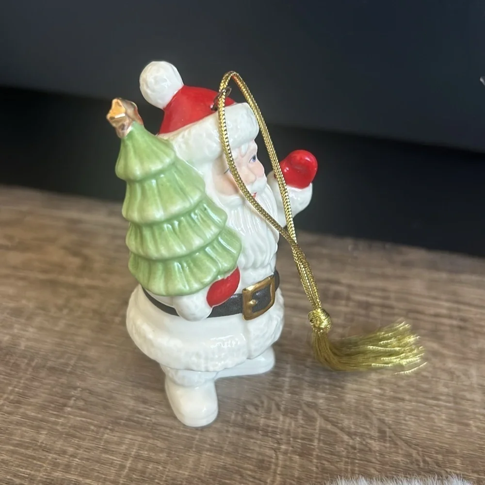 Lenox Very Merry Santa Ornament